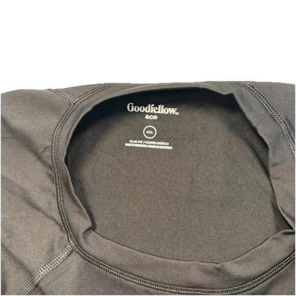 Goodfellow Mens T-Shirt 2XL Black Performance Tech Stretch Short Sleeve Tee *303 - Picture 8 of 8